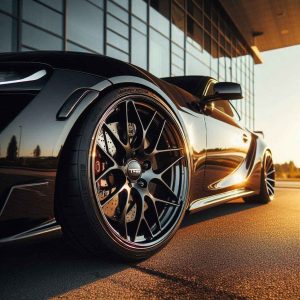 image of toyota car with trd rims